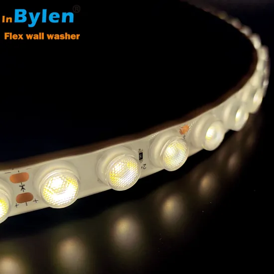 Manufacturer 60 Degree Lens 24V 3000K 4000K 6000K White Waterproof Flexible Wall Washer