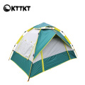 3,3 kg Green Trekking Family Automatic Family Tent de camping ao ar livre
