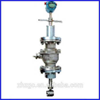 Ball valve insertion vortex flowmeter