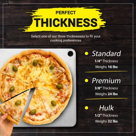 Customized Size Carbon Baking Steel Pizza Plates for Restaurants