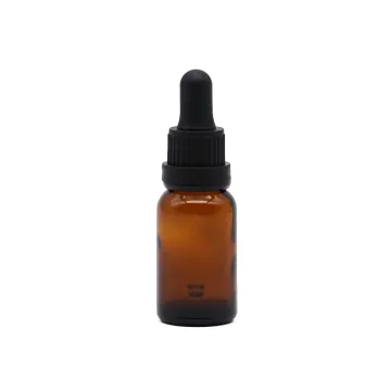 Amber Cosmetic Dropper Bottle Empty Essential Oil Bottle
