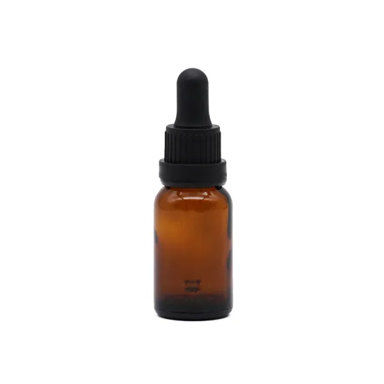 Amber Cosmetic Dropper Bottle Empty Essential Oil Bottle