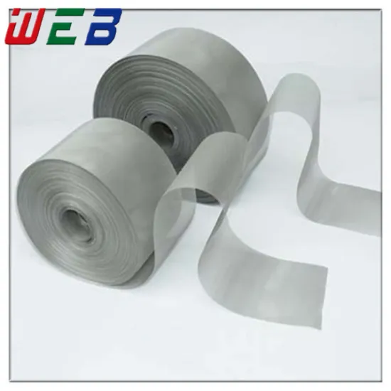 High conductive stainless steel battery mesh