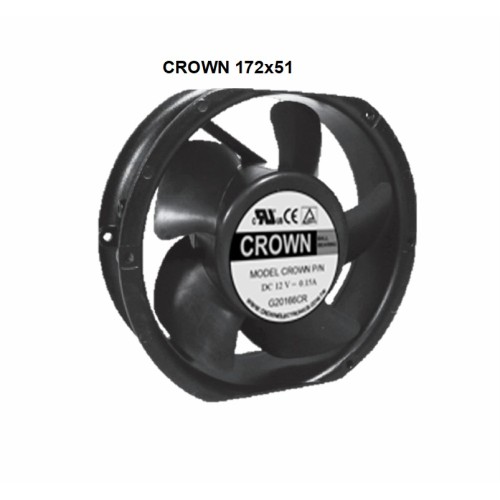 Crown 172x51 waterproof centrifugal Industrial cooling