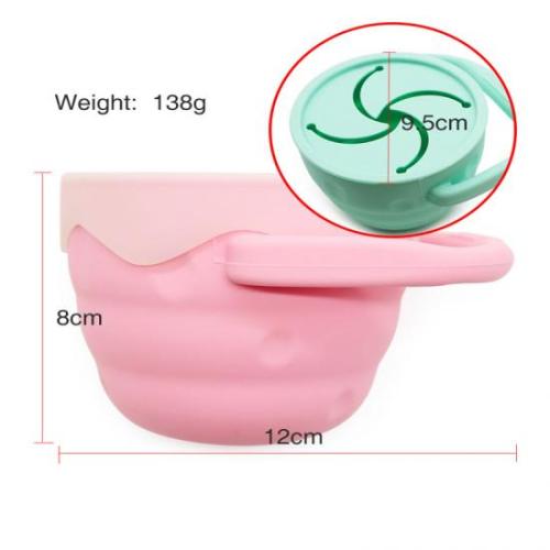 Silicone Silicone Silicone Cup Anti-Drop dan Anti-Kelincasan