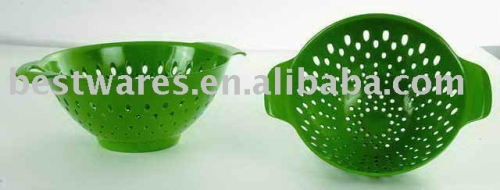 Popular squeeze juice melamine vegetable colander