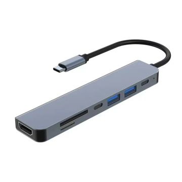 PD Power Lading Multifunktions USB C Hub 8-in-1 für MacBook