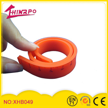 High Quality Custom Personalized Logo silicone rubber flexible rolling ruler