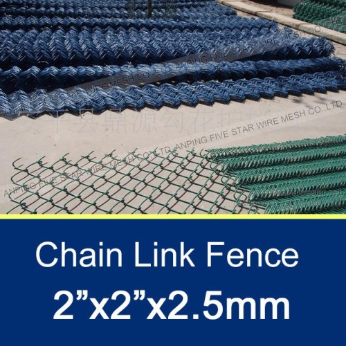2"x2"x2.5m Durable Galvanized Wire Fencing