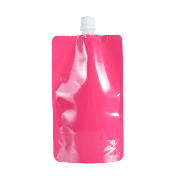 package plastic stand up pouch nozzle bag