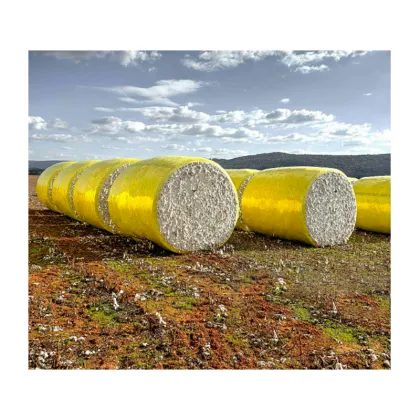Plastic wrap used to wrap cotton