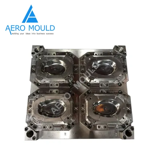 Double color personalized square lunch box mould