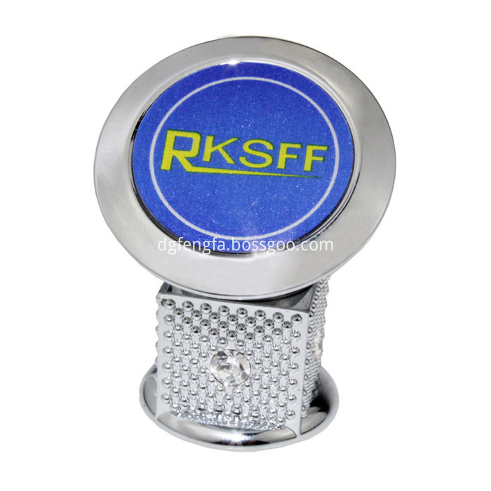 Square Magnetic Phone Holder With Diamond Silver Square Magnetic Phone Holder With Diamond Silver