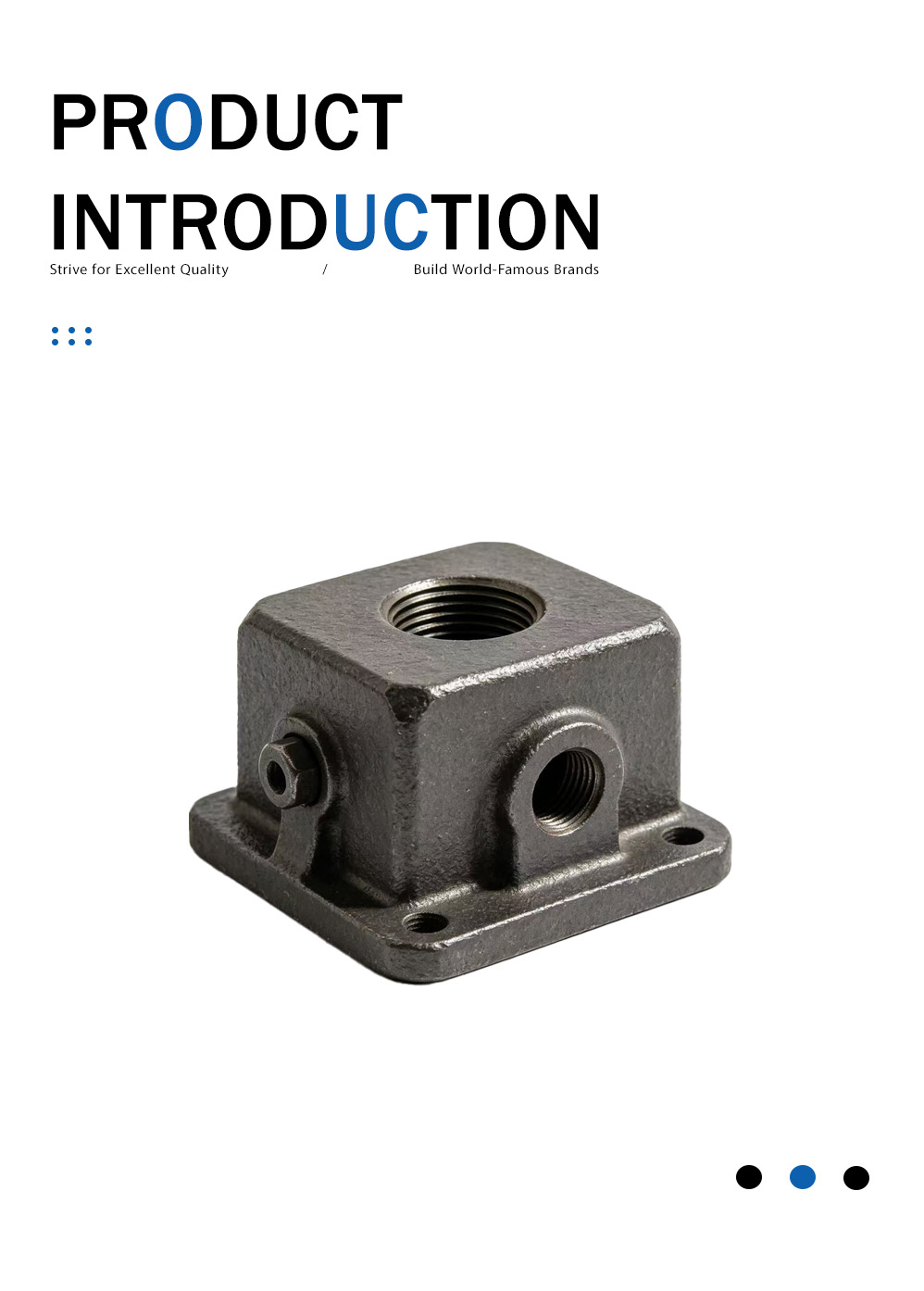 Cast Steel Compression Seat Casting