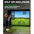 Gabinete de simulador de golf personalizado con pantalla de impacto