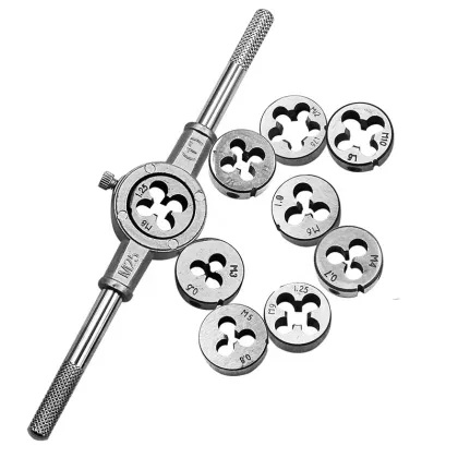 Alloy Steel Wire Taper Die Hardware Tool Metric Hand Tap Die Set