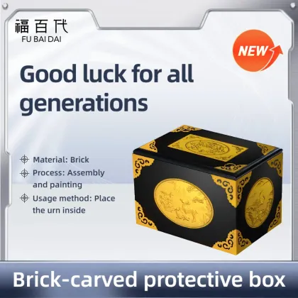 Artisanal Fuxiang Wandai Urn Protection Casing