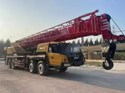 Used SANY 80t Crane - China's Top Brand Large Car Cranes (70t-100t)