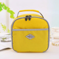 Washed Cotton And Linen Lunch Bag Hand-held student insulation bag lunch bag insulation bag Supplier