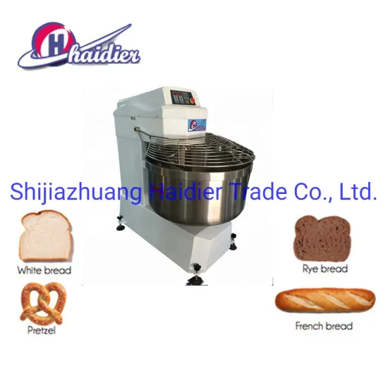 Hot Sale 50kg Bakery Equipment Spiral Dough Mixer for Bread/Cake/Pizza
