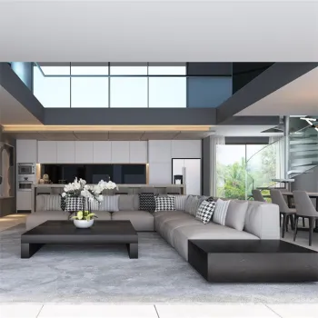 Contemporary Luxury: Modern Style Living Room Furniture for Villa Interiors