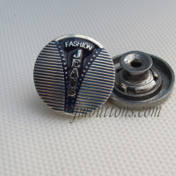 casting logo fashion jeans button for clothing