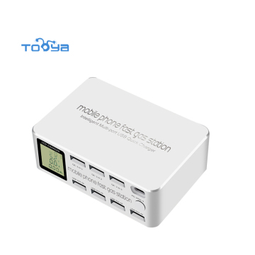 Tooya Hot Sale 100W Desktop Charger Station - Fast Charging QC3.0 Multi-Port USB Charger
