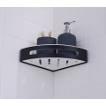 Black Wall Mounted Corner Shower Organizer