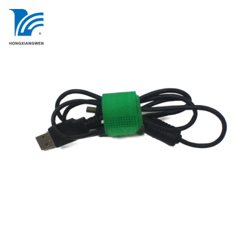 Kaugalingon nga Locking Hook Loop Cable Tie Green