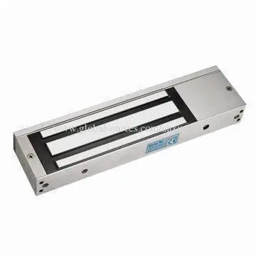 Electromagnetic lock, with time-delay function and LED