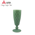 Ato Green Colored Retro Water Glass Cup