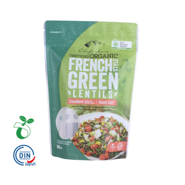 High Quality Plastic PLA PBAT Biodegradable Compostable Food Packaging Ziplock Bag