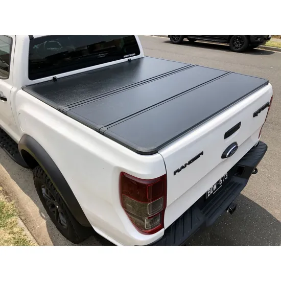 Customized  canopy truck bed protector tri-fold coverpickup truck rear box cover hard truck tonneau covers  for Ford Ranger