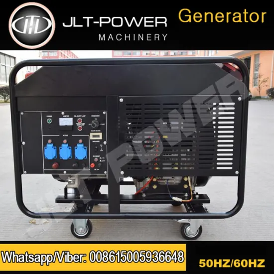 JLT POWER open type 10kw two cylinder diesel generator single phase air cooled for home use
 