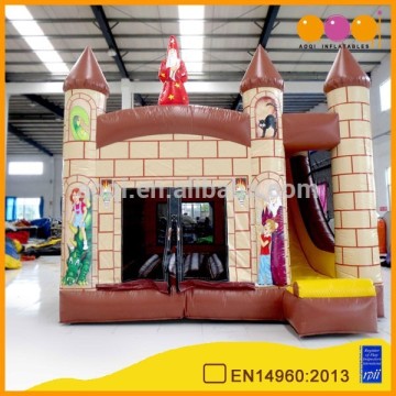 AOQI new design outdoor inflatable castle combo playground for kids