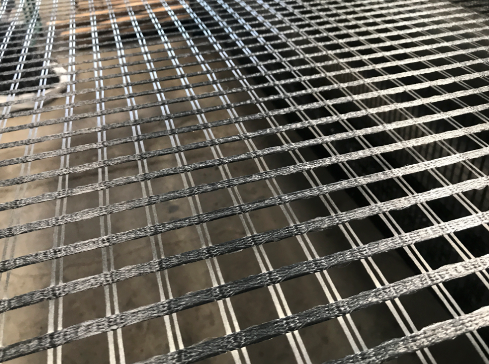 Polyester Geogrid versterkte keermuur