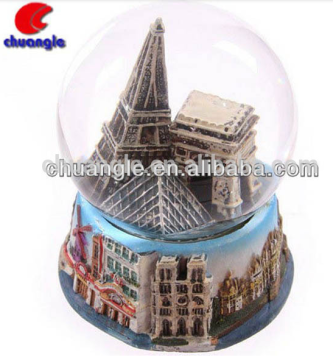 Custom Water Globe with Holy church model christmas decoration Souvenir