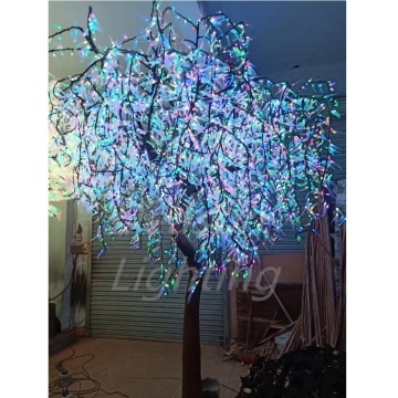 Color Changing LED Lighted Willow Tree