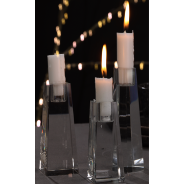 Elegant Candle Holder Promotion New Design Romantic Clear Crystal Candle holder Supplier