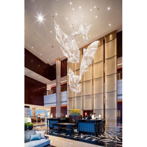 Modern project hotel lobby art leaf shaped Chandelier