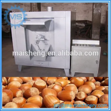 Gas Hazelnut roasting machine for roasted hazelnuts                        
                                                Quality Assured