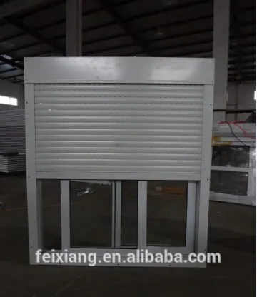 roller shutter with sliding window