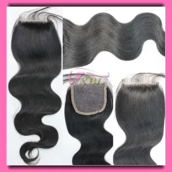 Top Closure 4 by 4 Body Wave Human Hair Lace Closure