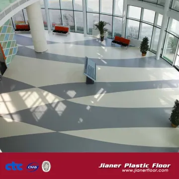 PVC commercial flooring for exhibition hall