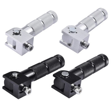 2pcs M8 Universal Motorcycle Motorbike Folding Footrests & Foot Pegs - CNC Aluminum Motorcycle Parts