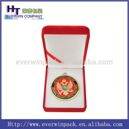 custom top hot sale flocking plastic badge case