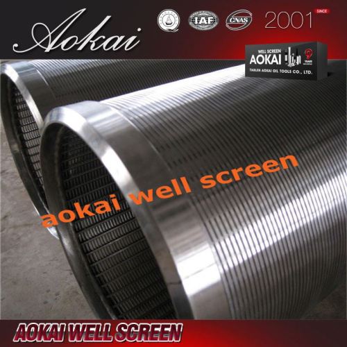 2014 Hot sale A574 stainless steel johnson sreen water well screen pipe