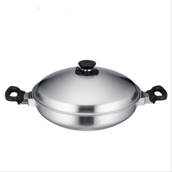 High Quality Stainless Steel Chinese Style Fry Pan