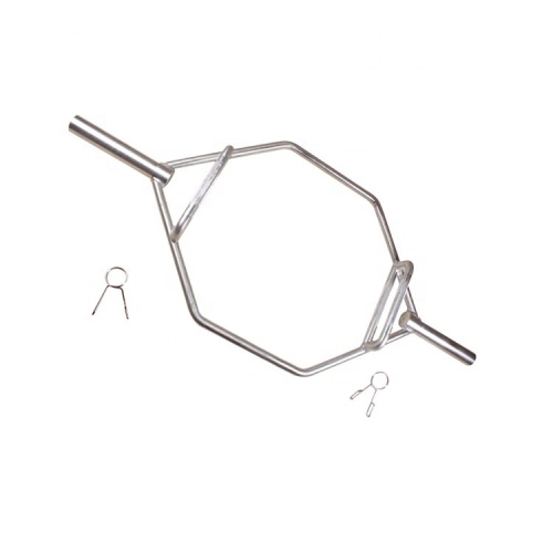Squat Fitness Altıgen Fitness Chrome Hex Barbell Bar