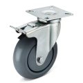 Light Duty Fixed PU caster wheel for handle-cart